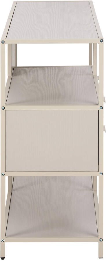 Giga Living Boekenkast Varven Melamine Grijs Met Lades 114cm - Foto 3