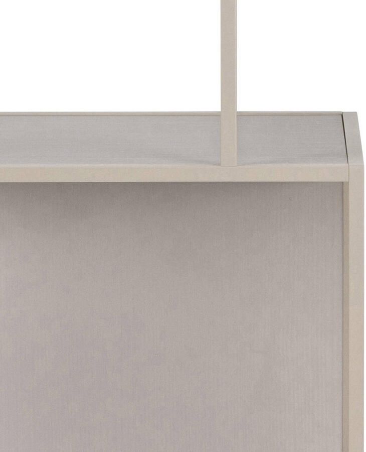 Giga Living Boekenkast Varven Melamine Grijs Open 185cm - Foto 3