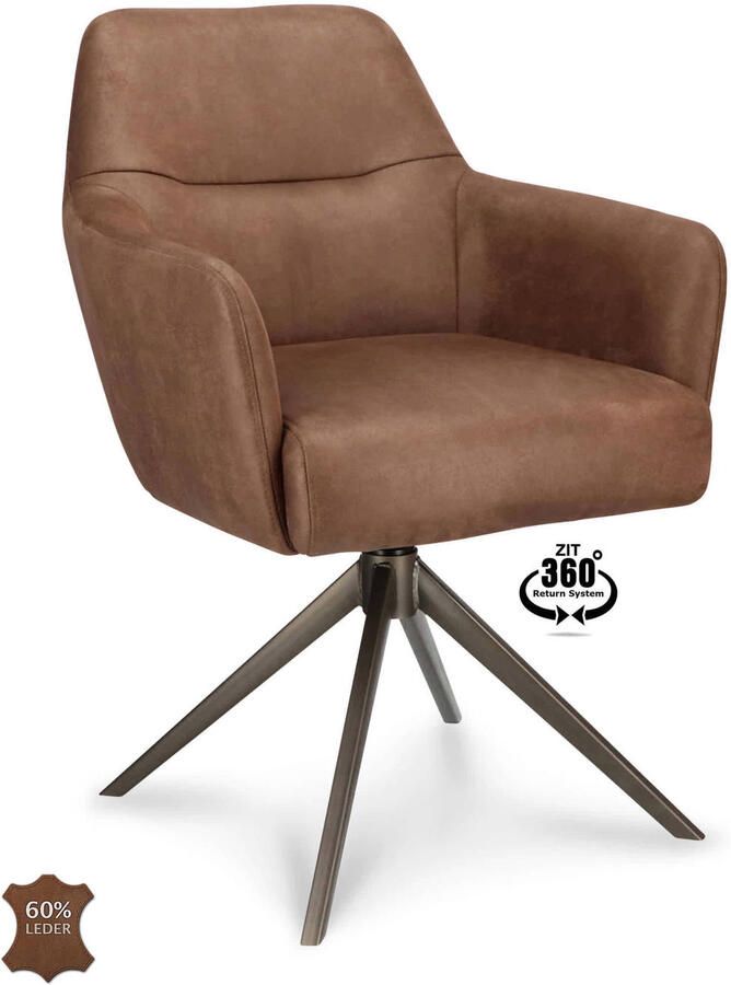 Wehkamp Home eetkamerstoel (set van 2) Beau - Foto 2