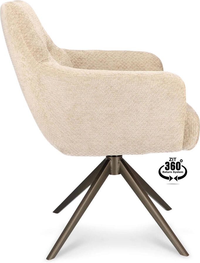 Wehkamp Home eetkamerstoel (set van 2) Beau