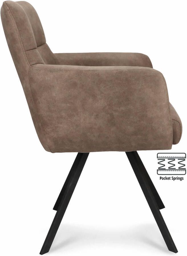 Wehkamp Home eetkamerstoel (set van 2) Kenzo