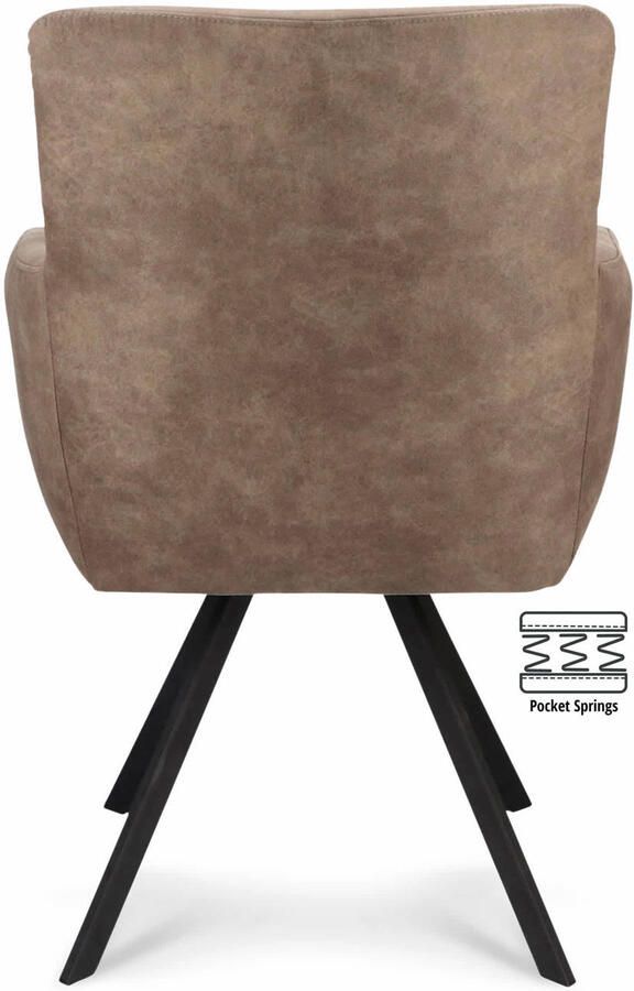 Wehkamp Home eetkamerstoel (set van 2) Kenzo - Foto 2