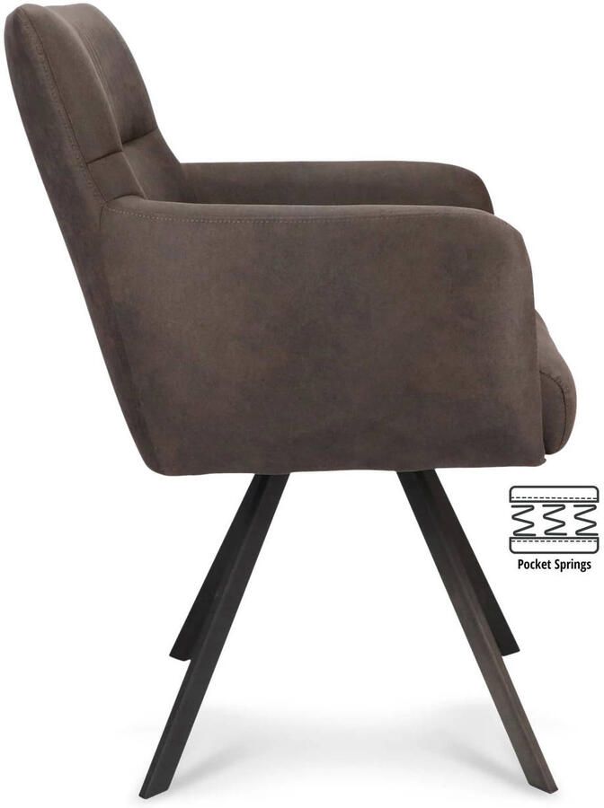 Wehkamp Home eetkamerstoel (set van 2) Kenzo