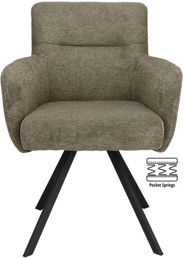 Wehkamp Home eetkamerstoel (set van 2) Kenzo - Foto 2