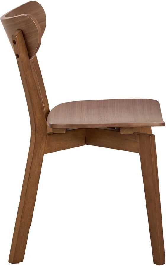 Giga Living Eetkamerstoel Levi Naturel Hout Zithoogte 42 5cm Set van 2 - Foto 4