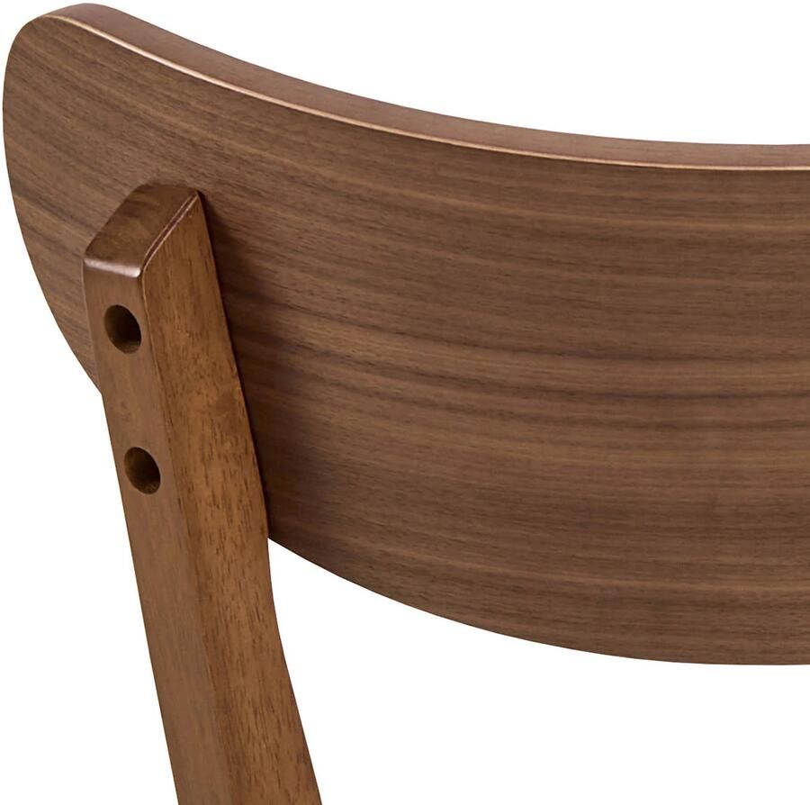 Giga Living Eetkamerstoel Levi Naturel Hout Zithoogte 42 5cm Set van 2 - Foto 3