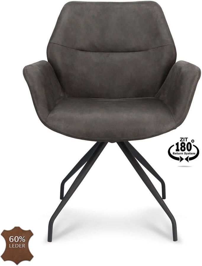 Wehkamp Home eetkamerstoel (set van 2) Vara - Foto 2