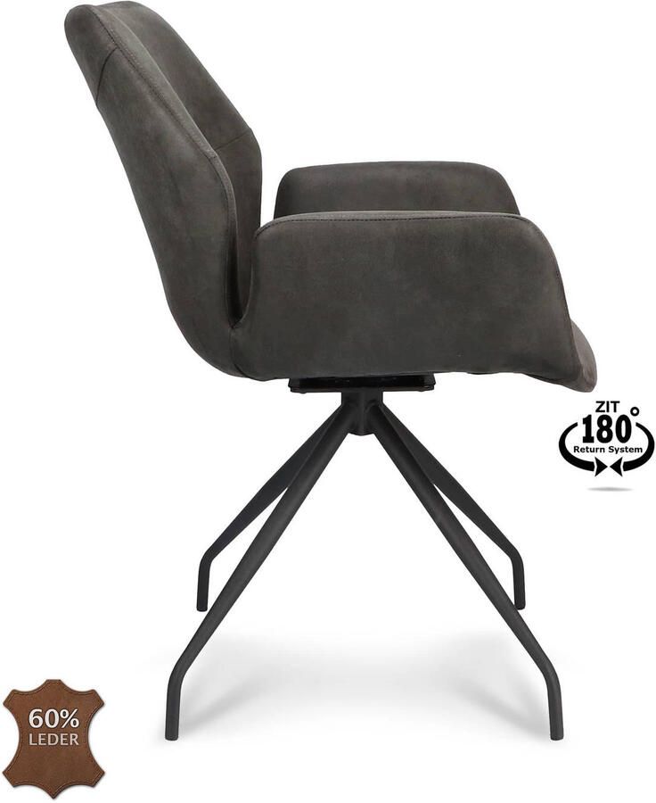 Wehkamp Home eetkamerstoel (set van 2) Vara