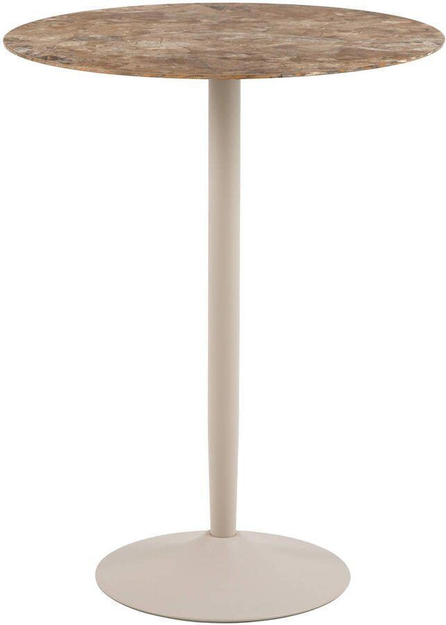 Giga Living Bartafel Orin Keramiek Bruin Ø80cm