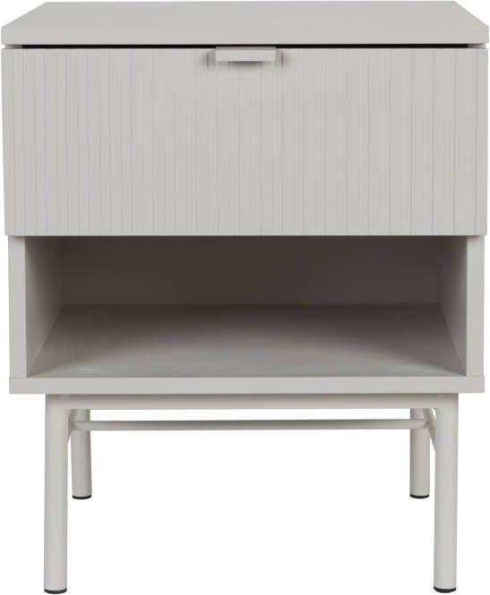 Housecraft living Feliz Lifestyle Cayo Bijzettafel Nachtkastje 41x40 cm Wit - Foto 4