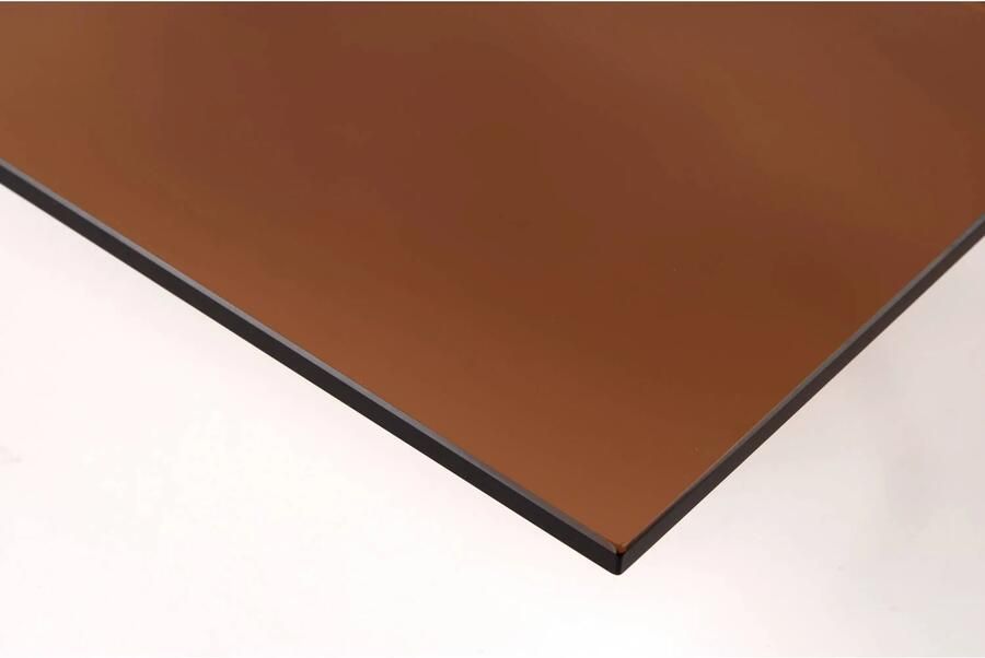 Giga Living Salontafel Livo Glas Bruin Set van 2 50cm - Foto 3