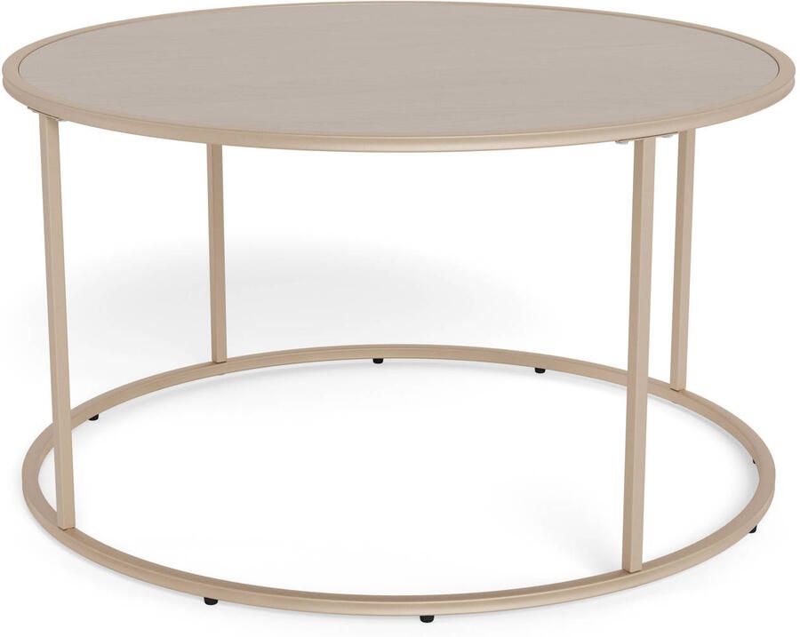 Giga Living Salontafel Vayen Grijs Ø80cm