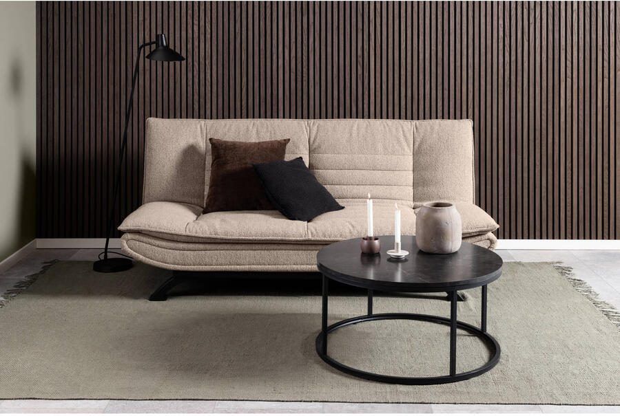 Giga Living Giga Meubel Slaapbank Nico 3-Zits 196x98x91cm Beige - Foto 4