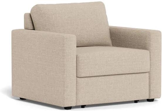 Giga Living Slaapbank Floor Met Armleuning Basel Beige 105cm - Foto 2