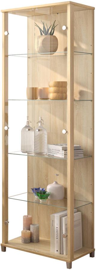 Fif möbel Vitrinekast OPTIMA Standvitrine vitrinekast glazen vitrine verzamelvitrine - Foto 9