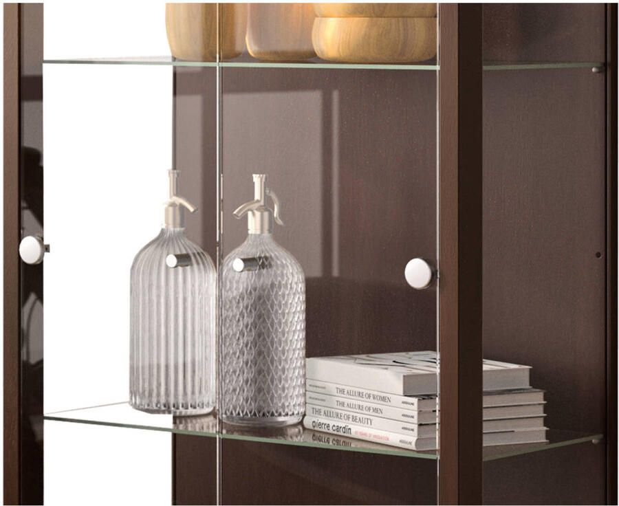 Fif möbel Vitrinekast OPTIMA Standvitrine vitrinekast glazen vitrine verzamelvitrine - Foto 2