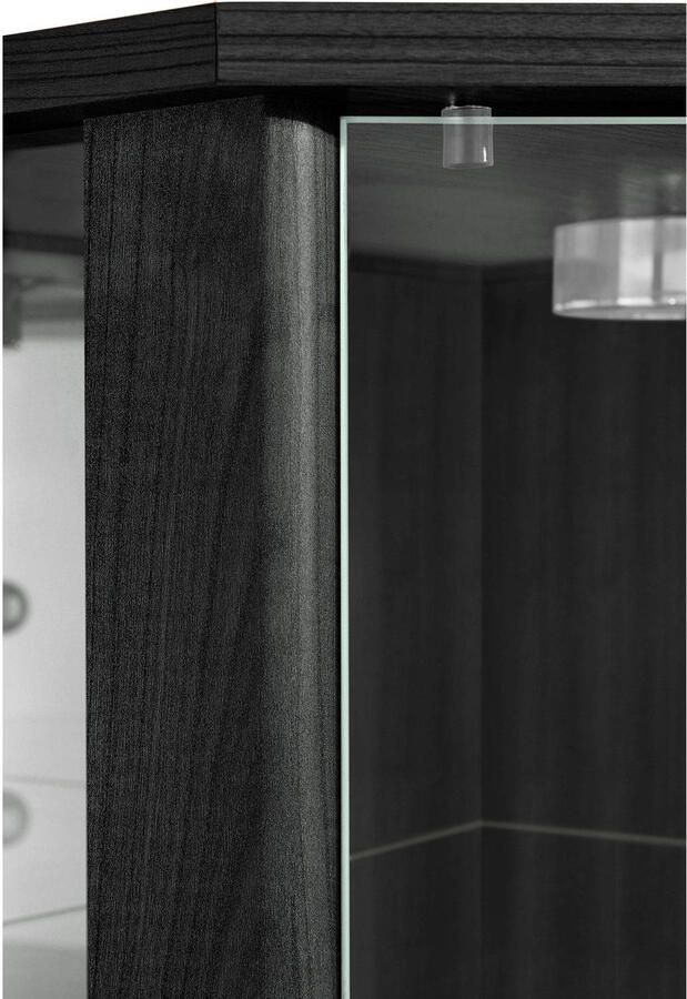 Fif möbel Vitrinekast OPTIMA hoogte ca. 172 cm Staande vitrine Glasvitrine 1x Glazen deur perfect voor verzamelaars verzamelvitrine - Foto 2