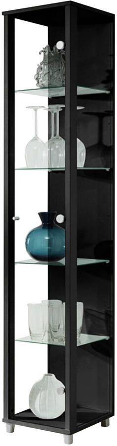 Fif möbel Vitrinekast OPTIMA hoogte ca. 172 cm Staande vitrine Glasvitrine 1x Glazen deur perfect voor verzamelaars verzamelvitrine - Foto 3