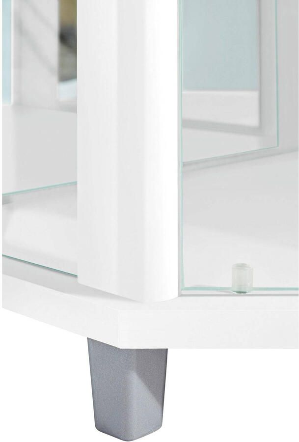 Fif möbel Vitrinekast OPTIMA Staande vitrine Glasvitrine 1x Glazen deur perfect voor verzamelaars verzamelvitrine - Foto 2