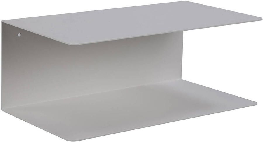 Bendt Wandplankje Nonny met dubbele plank 35cm metaal Wit - Foto 3