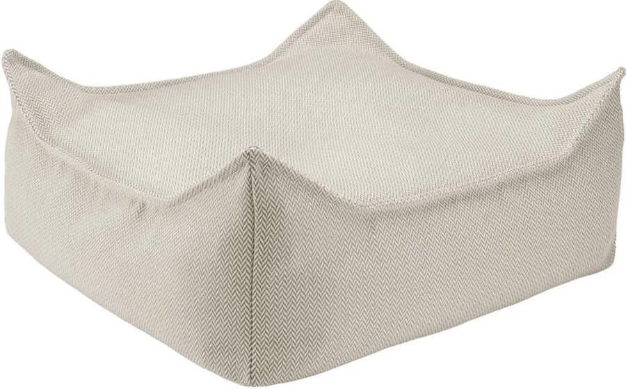Wigiwama Aardekleurige Outdoor Vierkante Ottoman