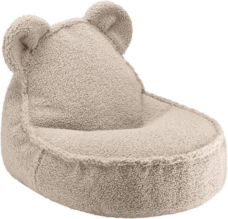 Wigiwama Zitzak Bear Biscuit beanbag teddy uitwasbare hoes fluffy zitzak knuffelen zitzak kinderen kinder zitzak - Foto 2