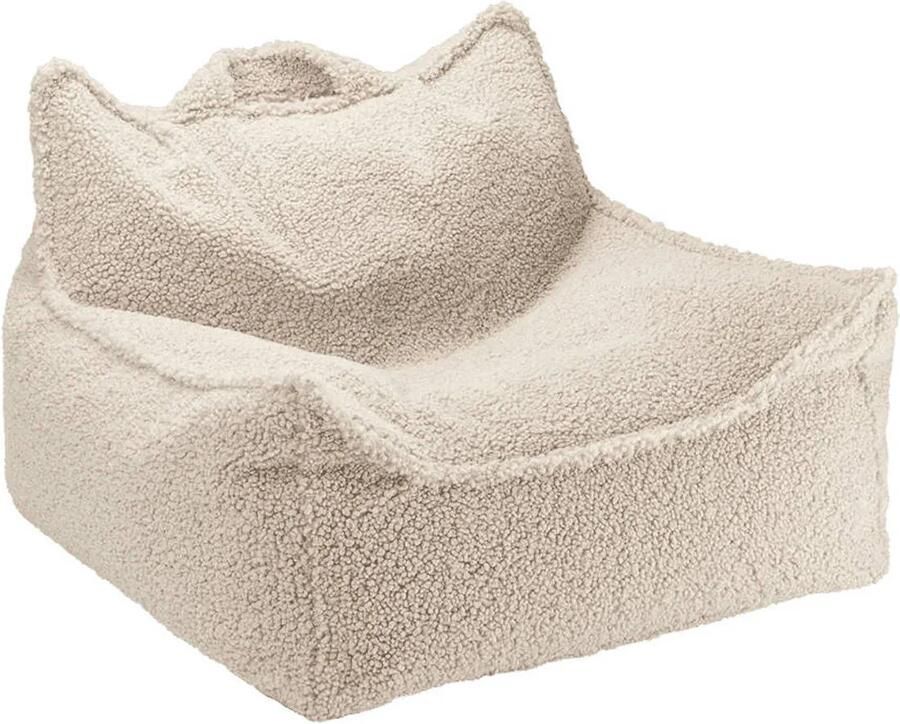 Wigiwama Zitzak Chair Biscuit uitwasbare hoes ontspannen zitten zitzak voor kids zitzak kinderkamer slaapkamer zitzak