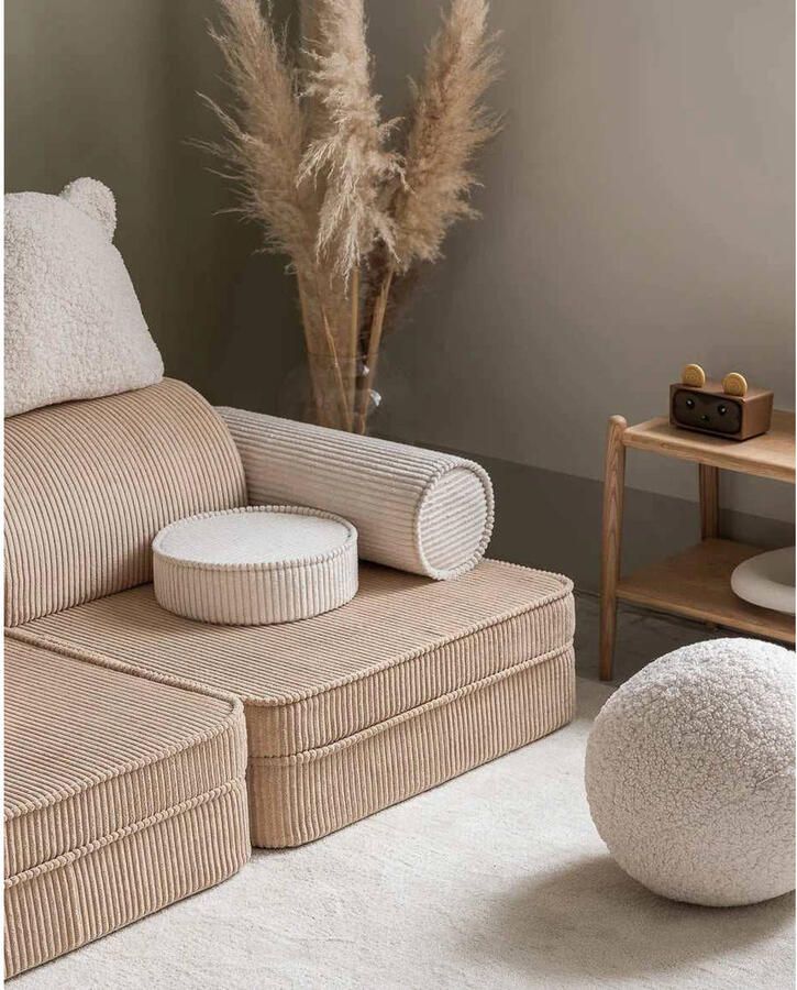 Wigiwama Modulaire speelbank Brown Sugar Lounge en speelbank kinderen kinder speelbank bankje kinderkamer comfortabel en zacht duurzaam speelbankje speelsofa OEKO-TEX gecertificeerd modulaire speelset- zitzak kinderen - Foto 3