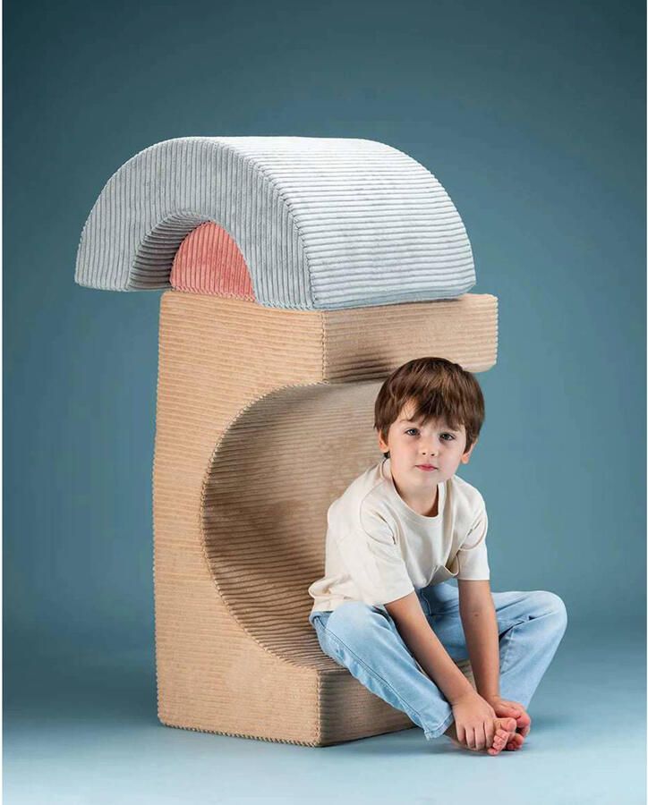 Wigiwama Corduroy Rainbow Playset Speelset 75x49x37cm Brown Sugar - Foto 2