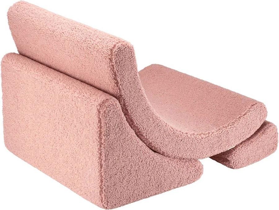 Wigiwama Teddy Moon Chair Fauteuil 80x65x55cm Guava Pink - Foto 3