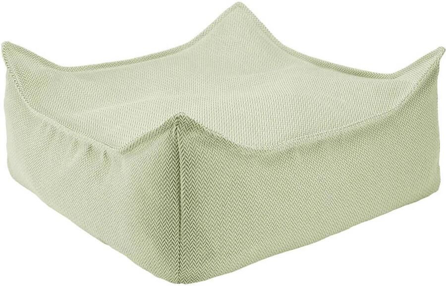 Wigiwama Kruidengroene Outdoor Vierkante Ottoman