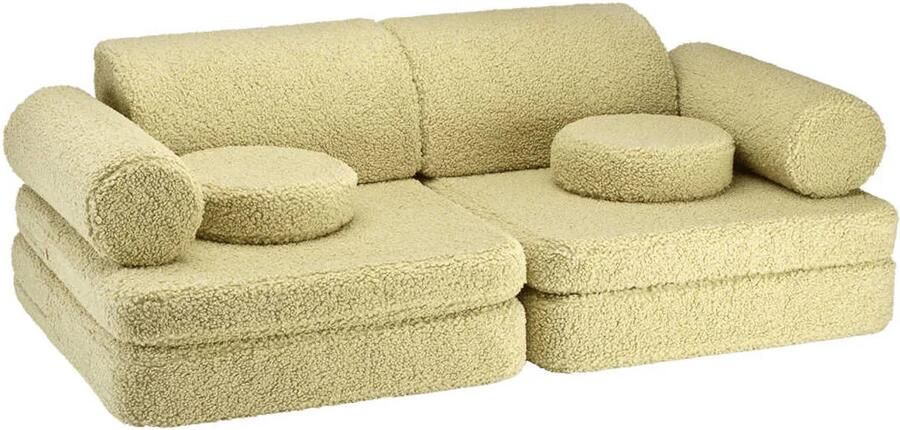 Konges Sløjd Wigiwama Teddy Settee 136x78x46cm Matcha