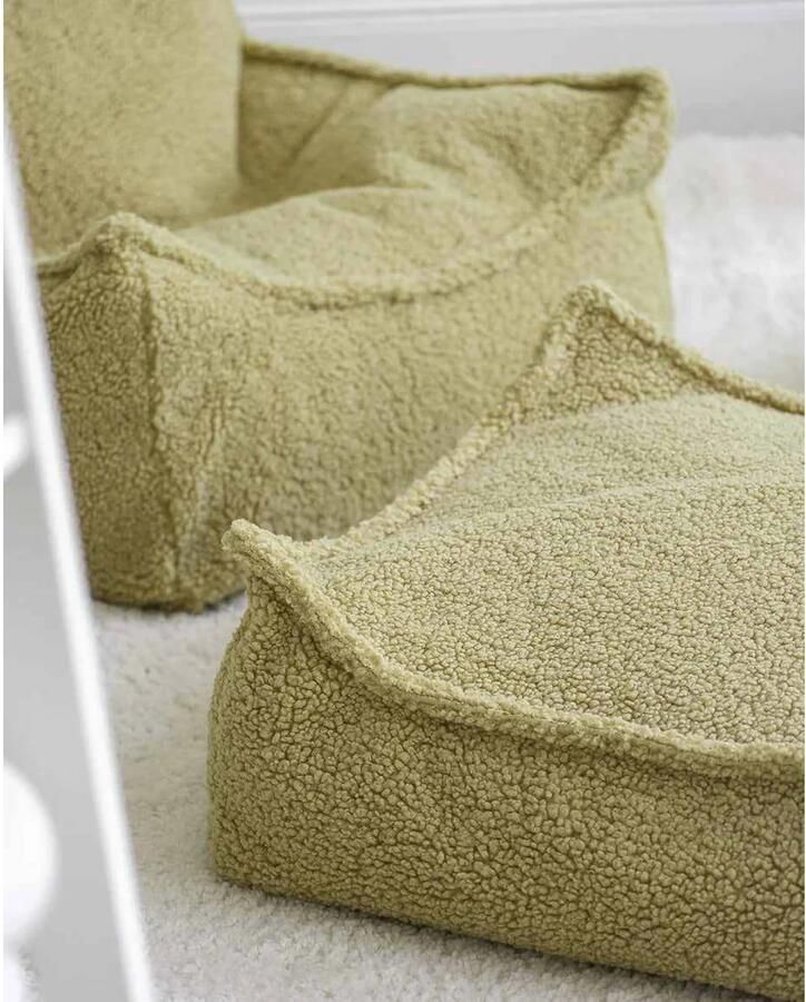 Wigiwama Teddy Beanbag Chair Zitzak 80x70x50cm Matcha - Foto 2