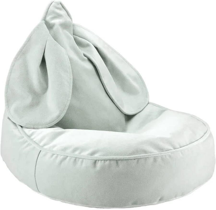 Wigiwama Kinder Zitzak Beanbag Bunny Kinderkamer Misty Green Zitzak Kind Zit Zak 100% OEKO- Tex Katoen
