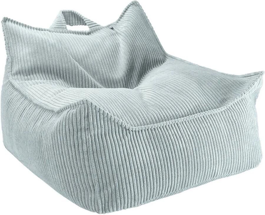 Wigiwama Kinder Zitzak Beanbag Chair Green Peppermint Zitzak Kind Zit Zak 100% OEKO- Tex Katoen