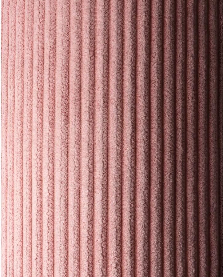 Wigiwama Corduroy Pouffe Poef Ø40x25cm Pink Mousse - Foto 2