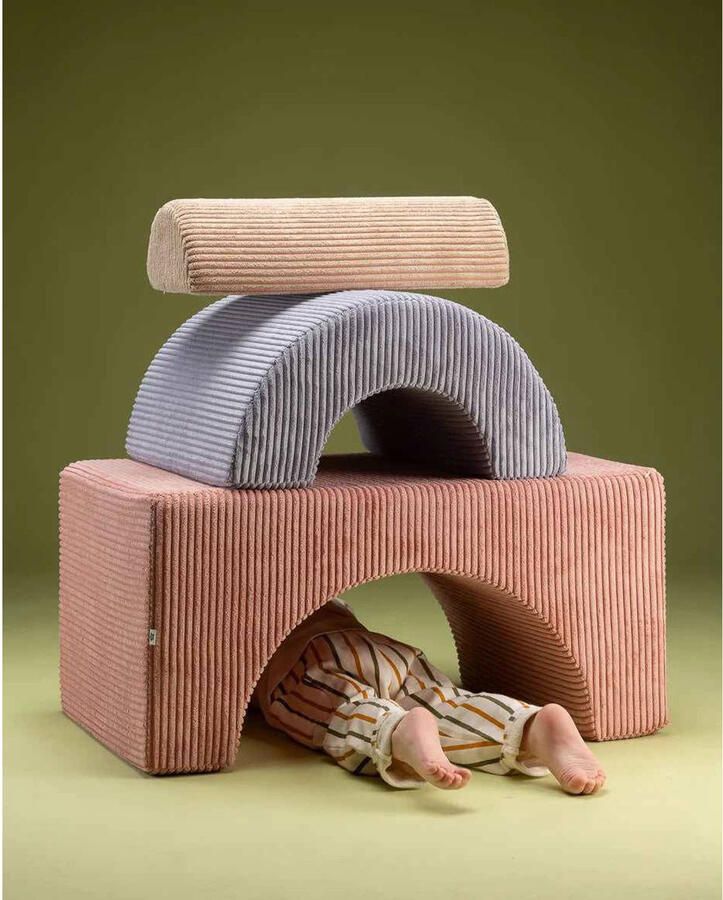 Wigiwama Corduroy Rainbow Playset Speelset 75x49x37cm Pink Mousse - Foto 2