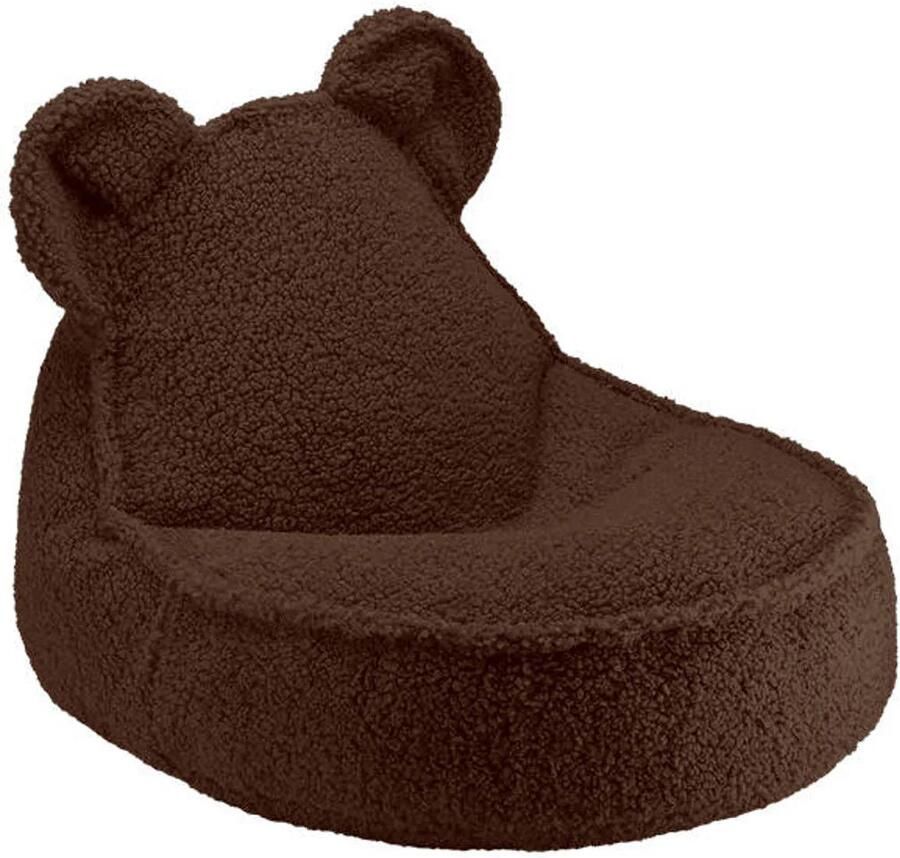 Wigiwama Teddy Bear Beanbag Chair Zitzak 70x60x42cm Warm Hazel