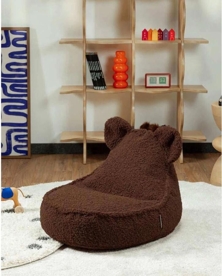 Wigiwama Teddy Bear Beanbag Chair Zitzak 70x60x42cm Warm Hazel - Foto 2