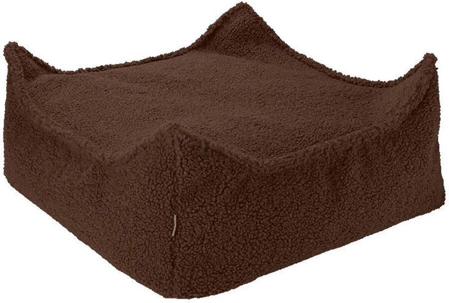 Wigiwama Teddy Square Ottoman Poef 80x70x50cm Warm Hazel - Foto 2