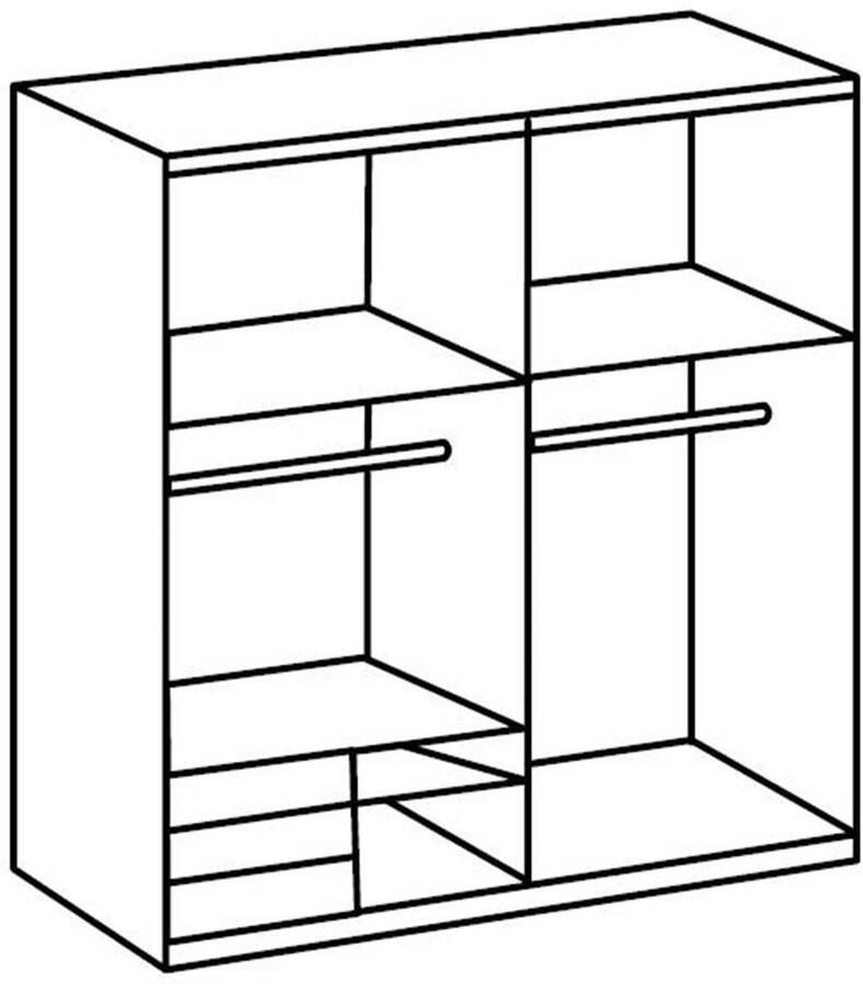 Wimex zweefdeurkast James