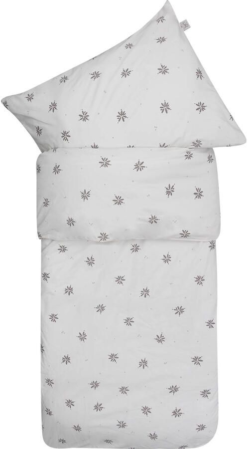 Witlof for kids Tuck-Inn ledikant dekbedovertrek Little Charm ecru grijs - Foto 3