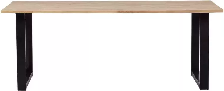 WOOOD Tablo Tafel met U-poot Eiken 75x220x90