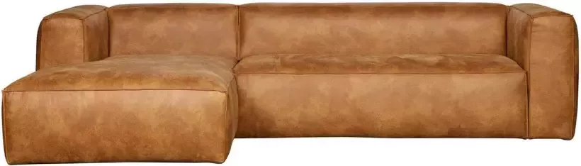 WOOOD Bean Hoekbank Links Recycle leer Cognac 73x305x96 - Foto 4