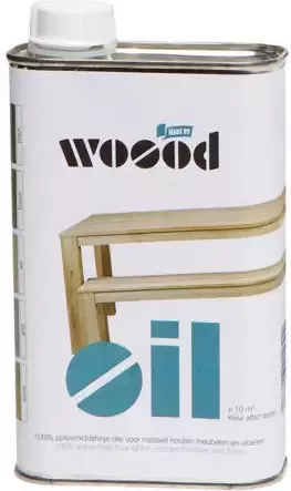 WOOOD Olie Massief Eiken Meubelen en Vloeren Blank Voor 10m2 - Foto 3