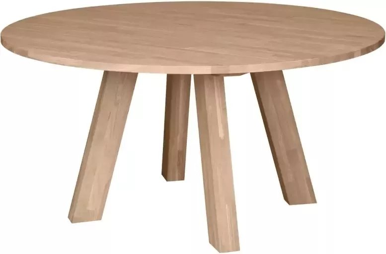 WOOOD Rhonda Ronde Eettafel Eiken Naturel 75x150x150 - Foto 4