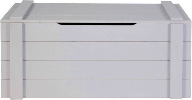 WOOOD Dekenkist Dennis Opbergdoos van massief hout breedte 96 cm - Foto 7