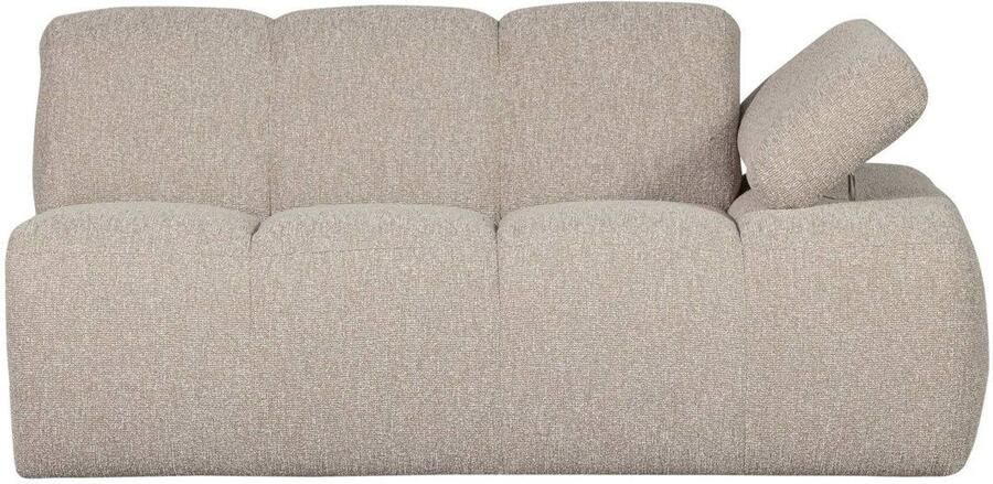WOOOD Mojo 1 5-Zits Bank Met Arm Rechts Bouclé Beige 74x160x97 - Foto 3