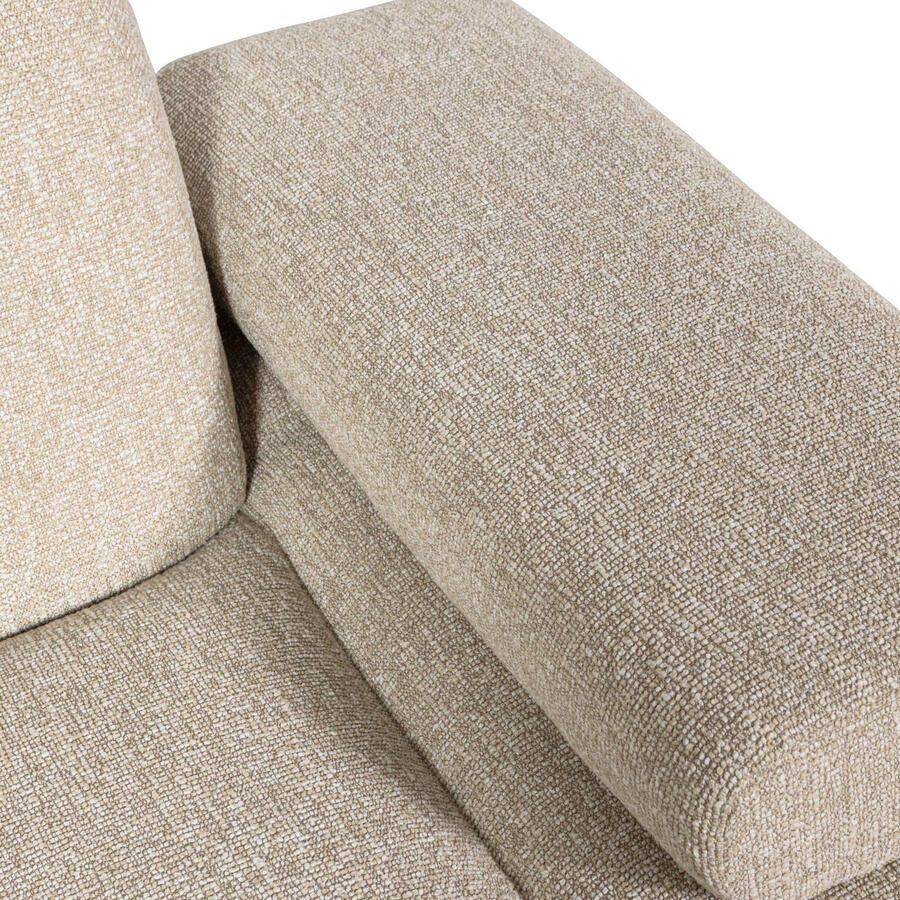 WOOOD Mojo 1-Zits Bank Met Arm Rechts Bouclé Beige 74x120x97 - Foto 2