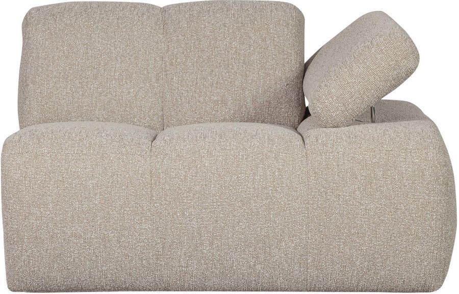 WOOOD Mojo 1-Zits Bank Met Arm Rechts Bouclé Beige 74x120x97 - Foto 3